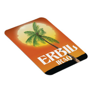 Erbil Irak Reiseplakat Magnet