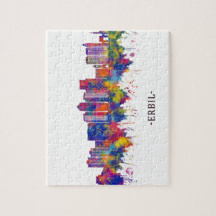 Erbil Iraq Skyline Puzzle