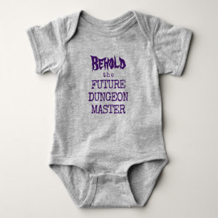Erblicke den zukünftigen Dungeon Master Baby Body Strampler
