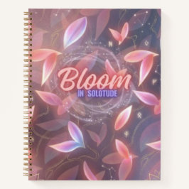 Erblühe in Einsamkeit Ästhetische Florale Cute Pas Notizbuch