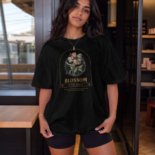 Erblühe mit Anmut – Vintage Botanische Florale Boh T-Shirt
