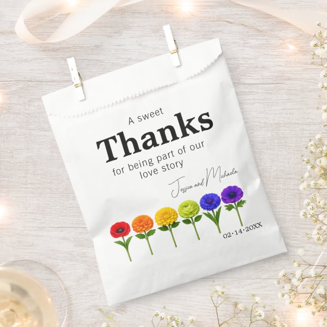 🌈💍Erblühen Sie gemeinsam  Geschenktütchen (Ausgeschnitten)