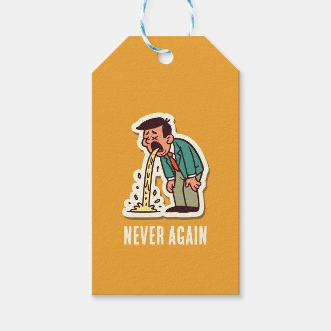 Erbrechen Geschenkanhänger (Vorderseite)
