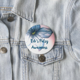 Erb's Palsy Awareness Beautiful Blume Button