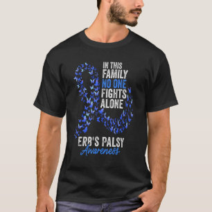 Erb's Palsy Awareness Month Butterflies Dark Blue T-Shirt
