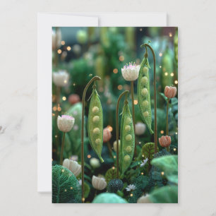 Erbse im Schoss   Cozy Peas Einladung