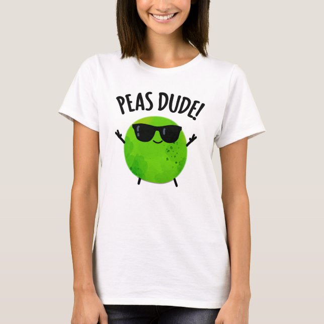 Erbse Typ Funny Veggie Pea Pub T-Shirt (Vorderseite)