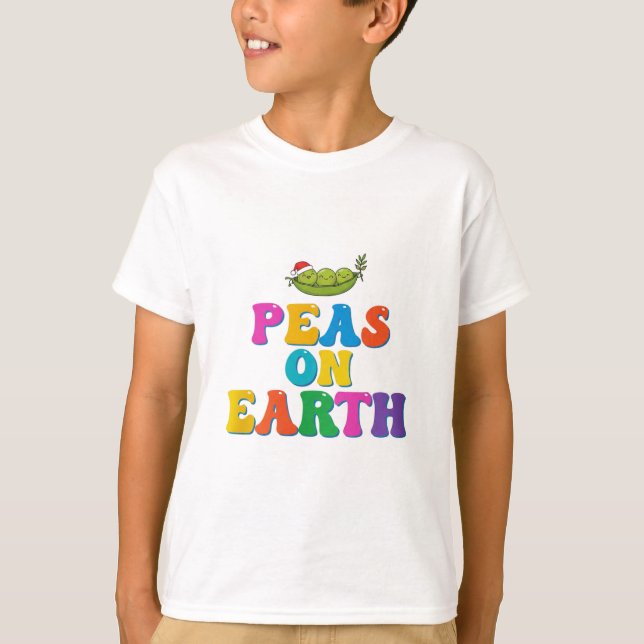 Erbsen auf Erden T - Shirt (Vorderseite)