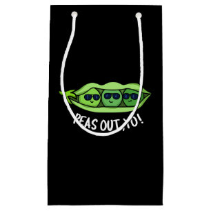 Erbsen aus Yo Funny Peas Pun Dark BG Kleine Geschenktüte
