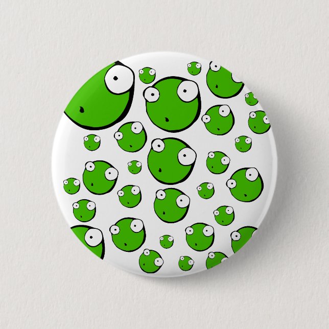 Erbsen Button (Vorderseite)