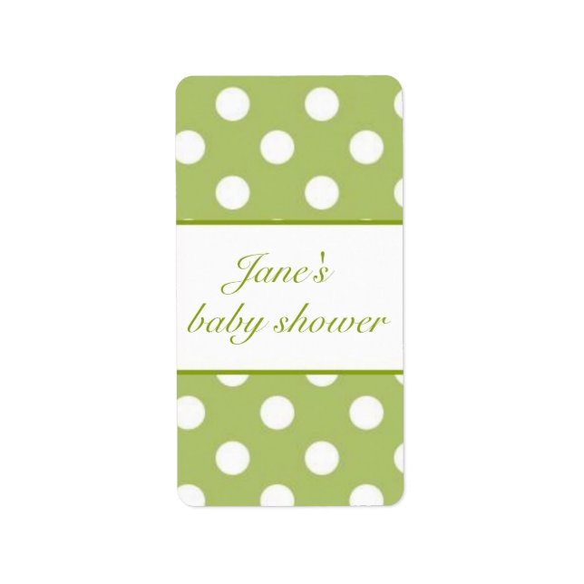 Erbsen in einem Pod Twins Baby Dusche Bonbonwrappe Adressaufkleber (Vorne)