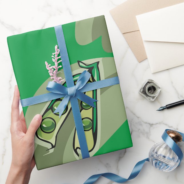 Erbsen in einem Rohzustand Geschenkpapier (Von Creator hochgeladen)
