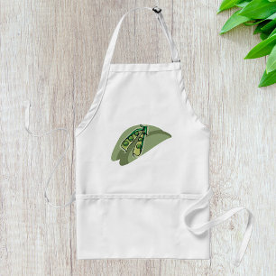 Erbsen in einem Rohzustand Schürze