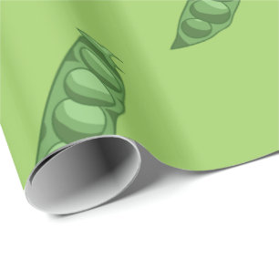 Erbsen in einer Hülle Geschenkpapier