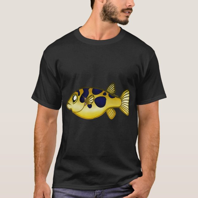 Erbsen-Kugelfisch T-Shirt (Vorderseite)
