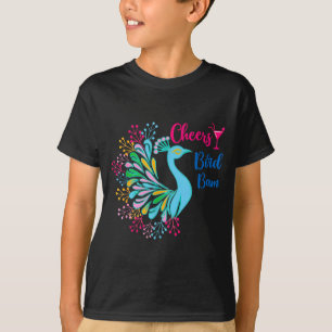 Erbsen Mahjong Prost Vogel Bam Chinesisch Mah Jong T-Shirt