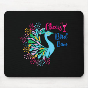 Erbsen Mahjong Prost Vogel Bam Chinesisches Mah Jo Mousepad