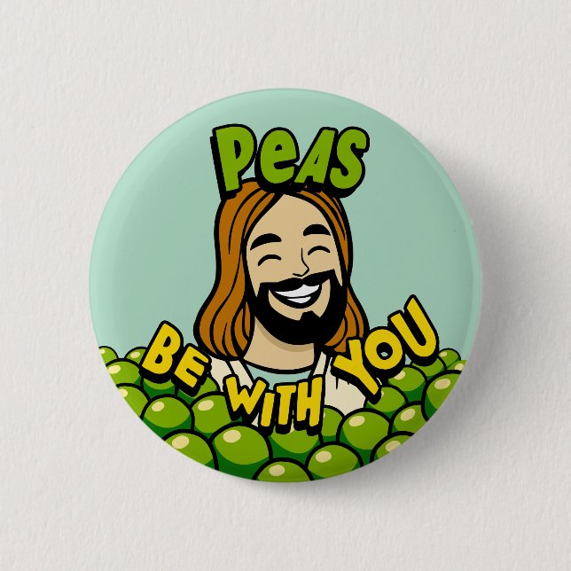 Erbsen mit dir button (Vorderseite)