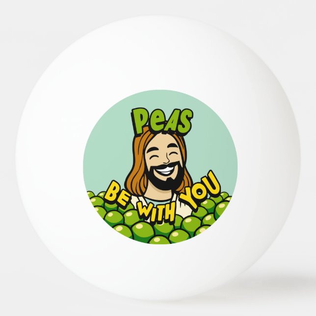 Erbsen mit dir tischtennisball (Vorderseite)