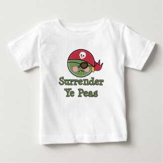 Erbsen-Piraten-Baby-Kleinkind-T-Shirt Baby T-shirt