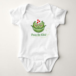 Erbsen seien nett baby strampler