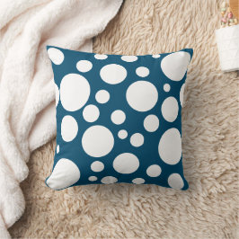 Erbsenmuster verschiedener Größen Kissen