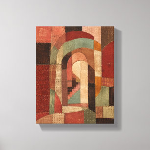 Erbstück-Patchwork-Passage-Geometrisches Textil Ca Leinwanddruck