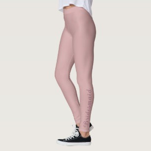 Erbstück Rosa & Staubmauve Gartenhochzeiten Leggings