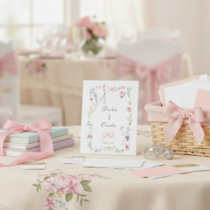 Erbstück-Rosen- & Band-Storch-Bücher und -Karten Sockelschild