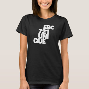 Erc721 Einzigartige Blockchain Nft Nicht Fungible T-Shirt
