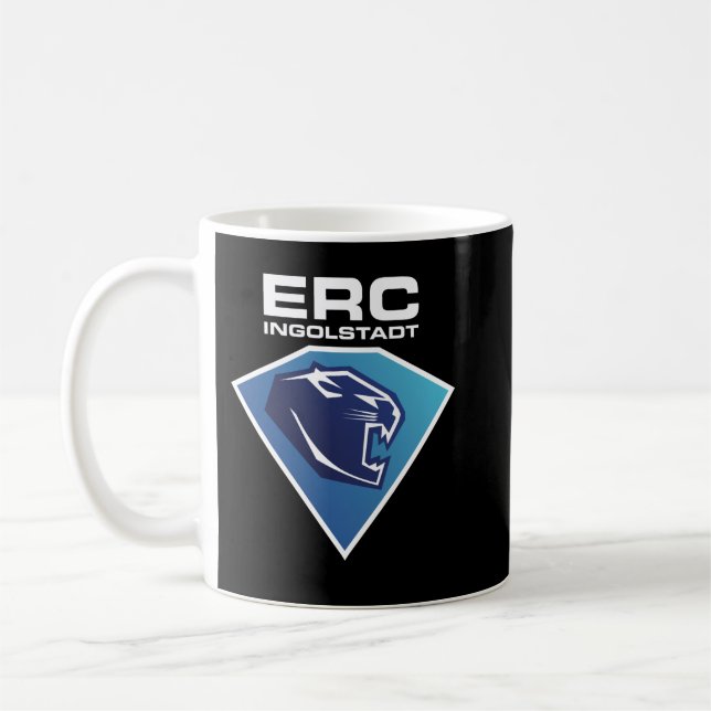 ERC Ingolstadt Classic T Shirt Kaffeetasse (Links)