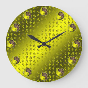 Erd-Affe Große Wanduhr