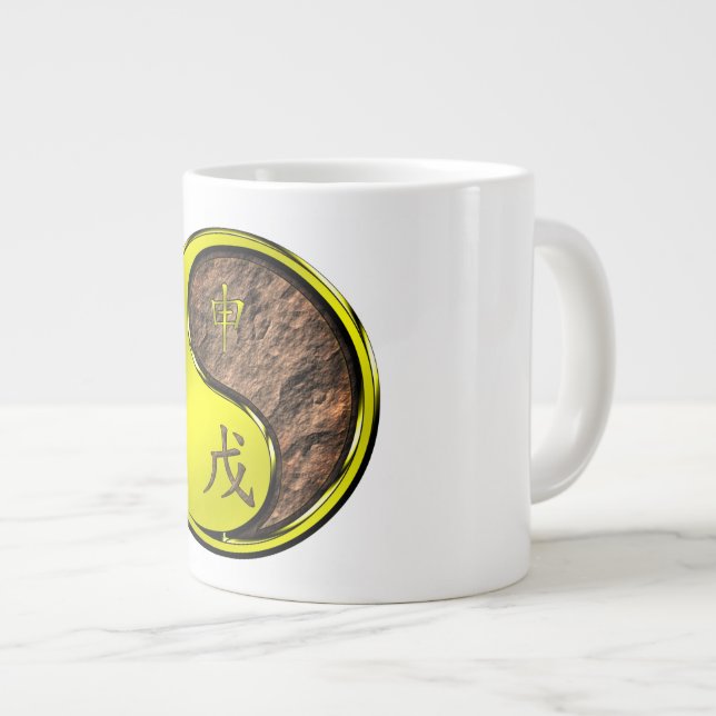 Erd-Affe Jumbo-Tasse (Vorderseite Rechts)