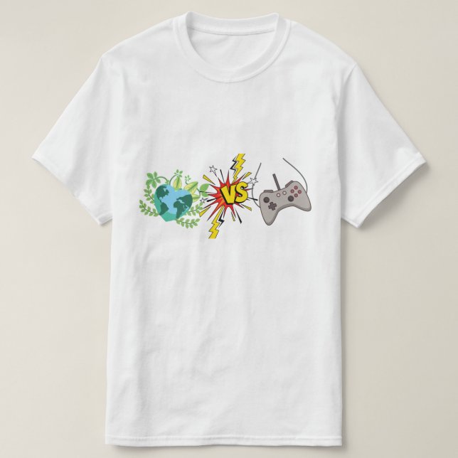 Erd Day VS Gamer T-Shirt (Design vorne)