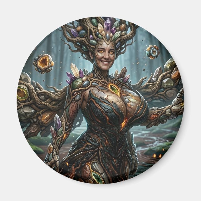 Erd-Elementarwesen Magnet (Vorne)