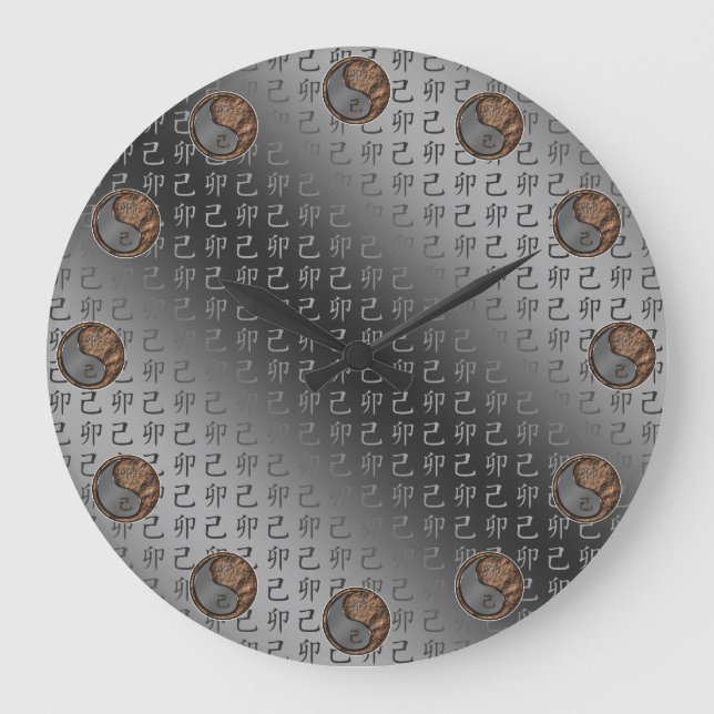 Erd-Hase Große Wanduhr (Vorderseite)