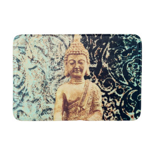 Erd-Sitzender Buddha Eleganter Zen-Erleuchtung Badematte