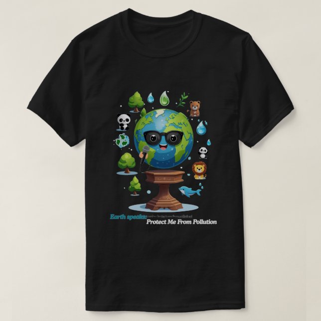 Erdansprache: Ein Aufruf zum Schutz T-Shirt (Design vorne)