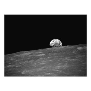 Erdbeben aus Apollo 8 Moon Mission Fotodruck