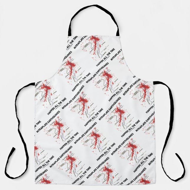 Erdbeben im Intraplate passieren die ganze Zeit Schürze (Vorderseite)