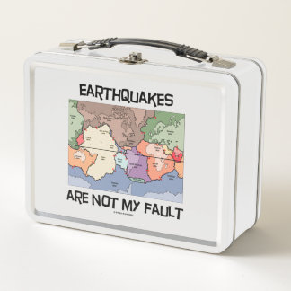 Erdbeben sind nicht meine Fault Plate Tectonics Ka Metall Brotdose