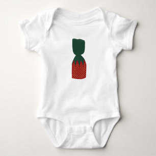 Erdbeer-Bonbons-Süßigkeiten Baby Strampler