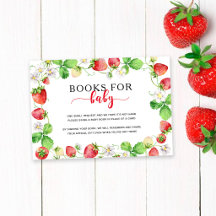 Erdbeer-Bücher für Baby