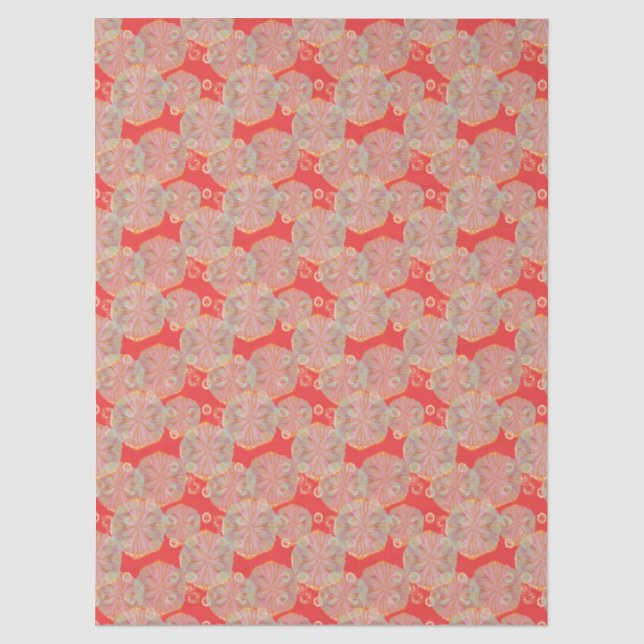 Erdbeer-Cocktail-Tissue-Papier Seidenpapier (Vorderseite)