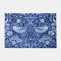 Erdbeer-Dieb Blue Monotone, William Morris
