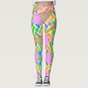 Erdbeer-Eis-Leggings Leggings