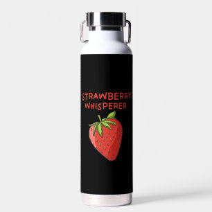 Erdbeer-Flüsterer Trinkflasche