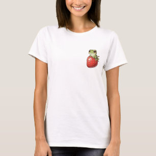 Erdbeer-Frosch-Lächeln T-Shirt