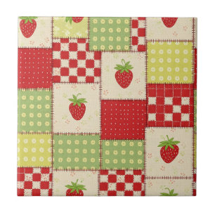 Erdbeer-Patchwork-Picknick (5) Fliese