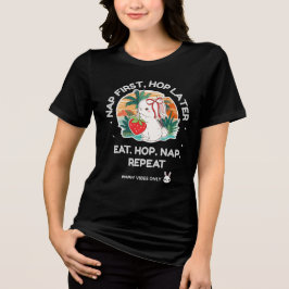 Erdbeer-Traumhase Tri-Blend Shirt